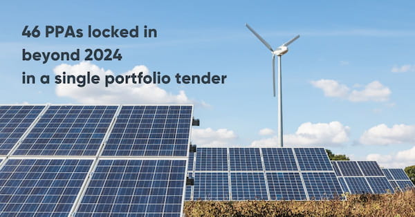 46 PPAs locked in beyond 2024 in a single portfolio tender