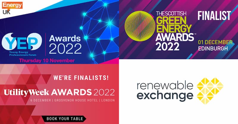 3 award nominations for Renewable Exchange